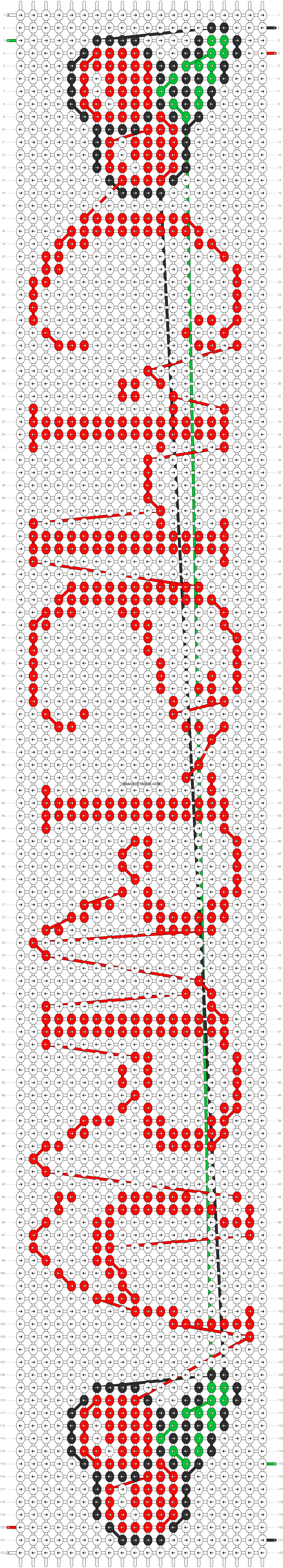 Alpha pattern #7435 pattern