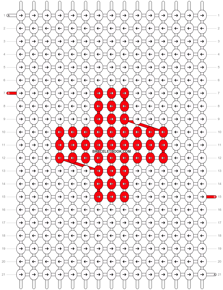Alpha pattern #7849 pattern