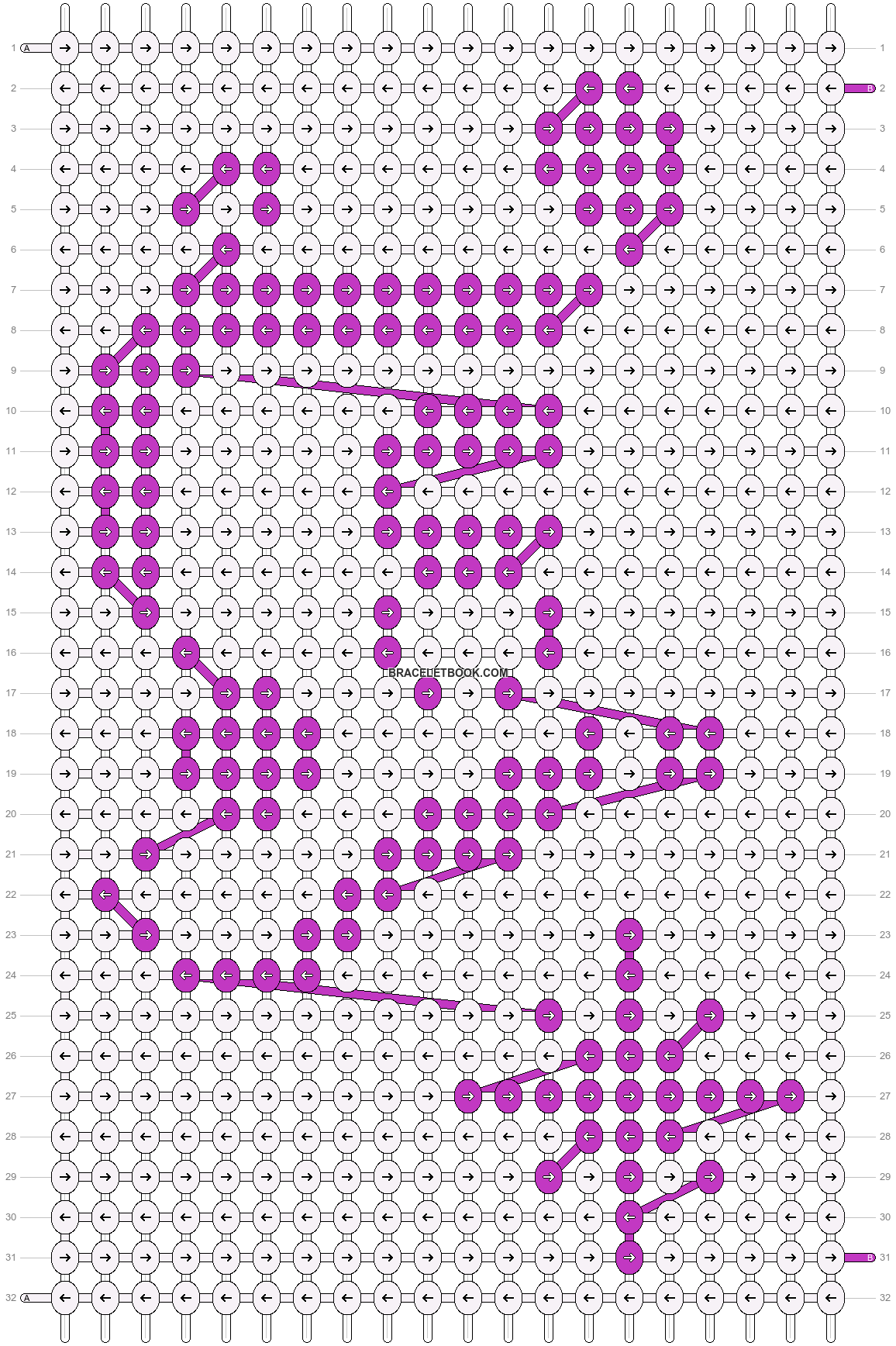 Alpha pattern #7864 pattern