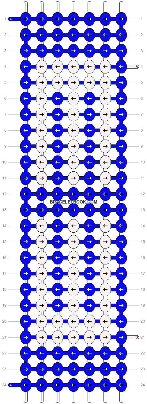 Alpha pattern #8120 pattern