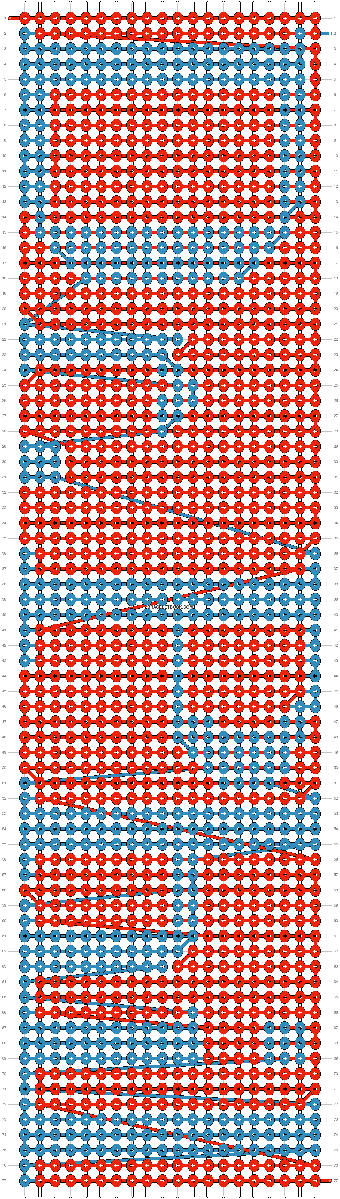 Alpha pattern #8166 pattern