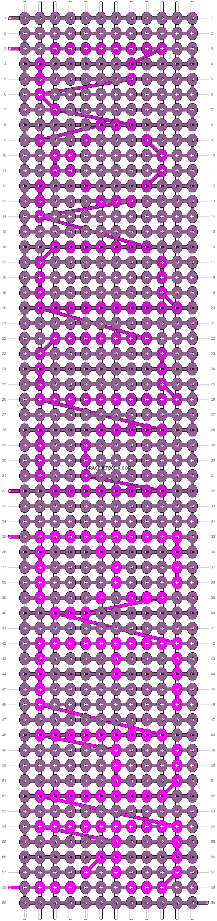 Alpha pattern #8300 pattern