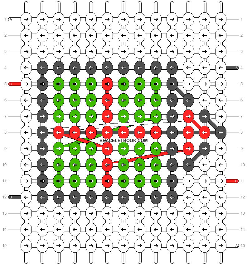 Alpha pattern #8412 pattern