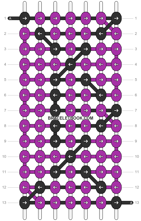 Alpha pattern #8458 pattern