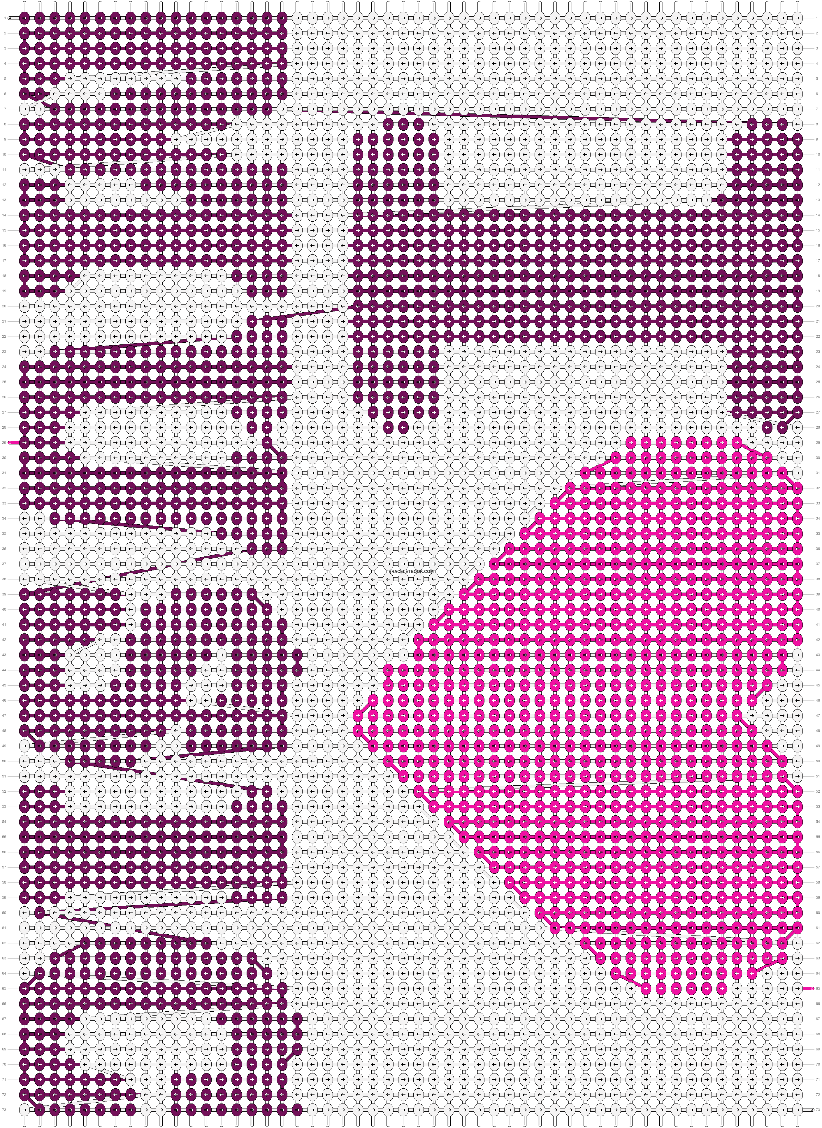 Alpha pattern #8652 pattern