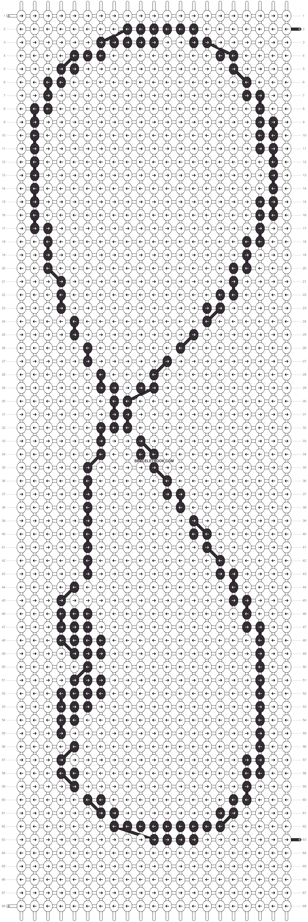 Alpha pattern #8714 pattern