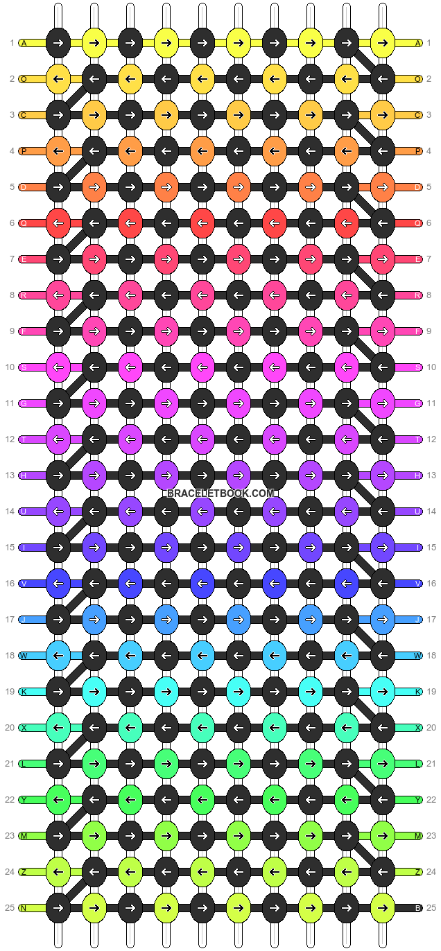Alpha pattern #8998 pattern