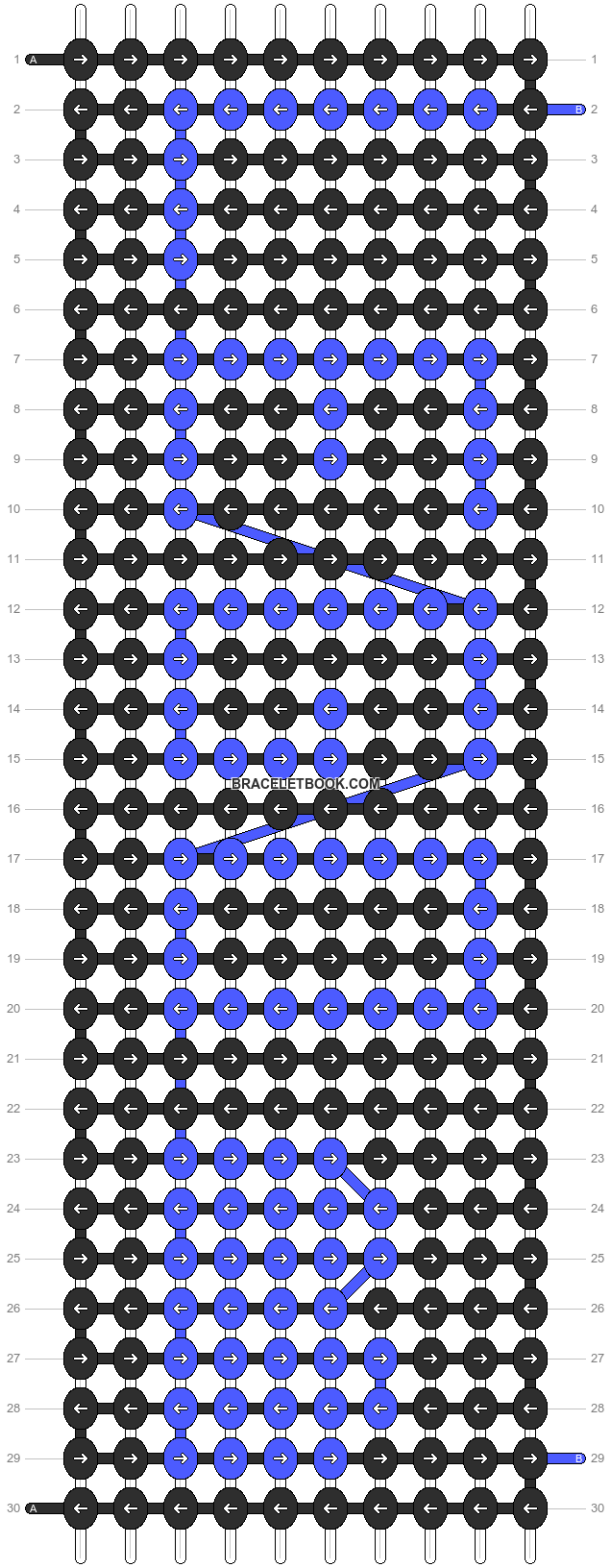 Alpha pattern #9212 pattern