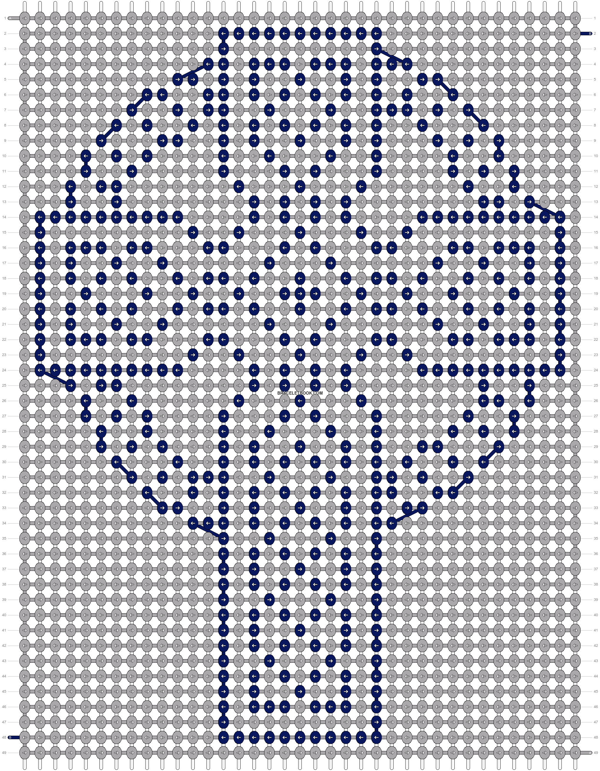 Alpha pattern #9373 pattern