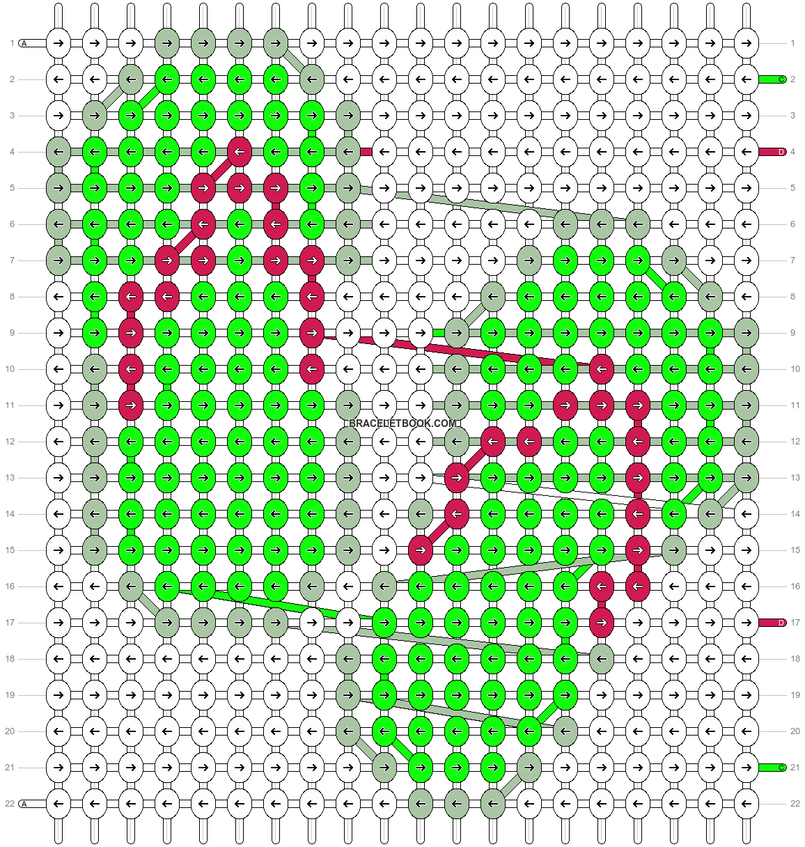 Alpha pattern #9535 pattern