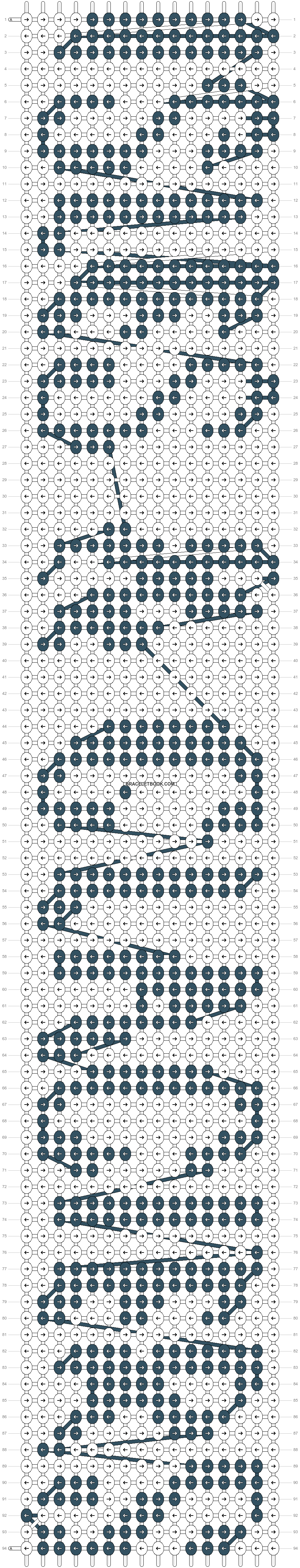 Alpha pattern #9536 pattern