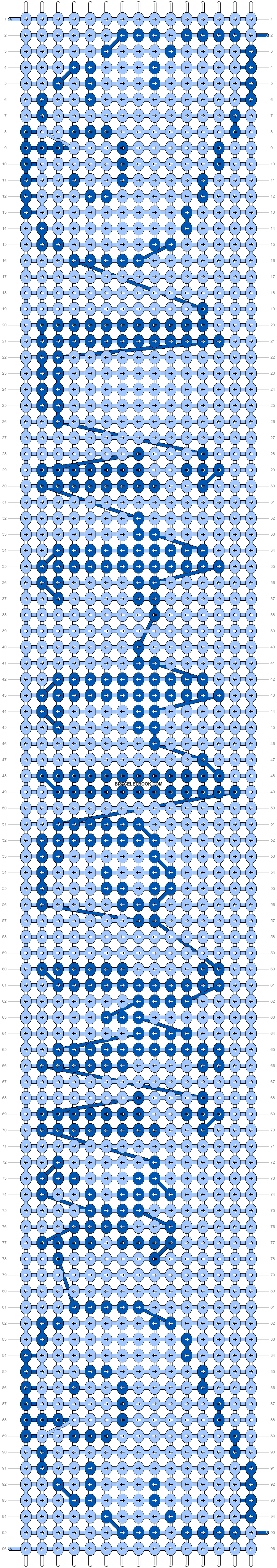 Alpha pattern #9710 pattern