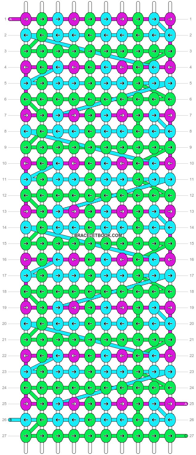 Alpha pattern #10552 pattern