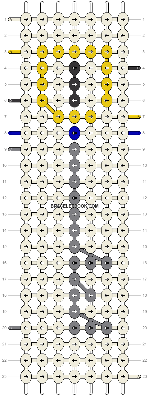 Alpha pattern #10598 pattern