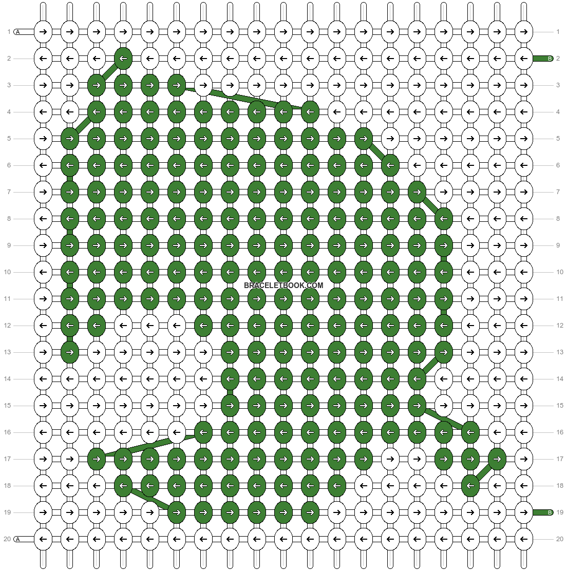 Alpha pattern #11180 pattern