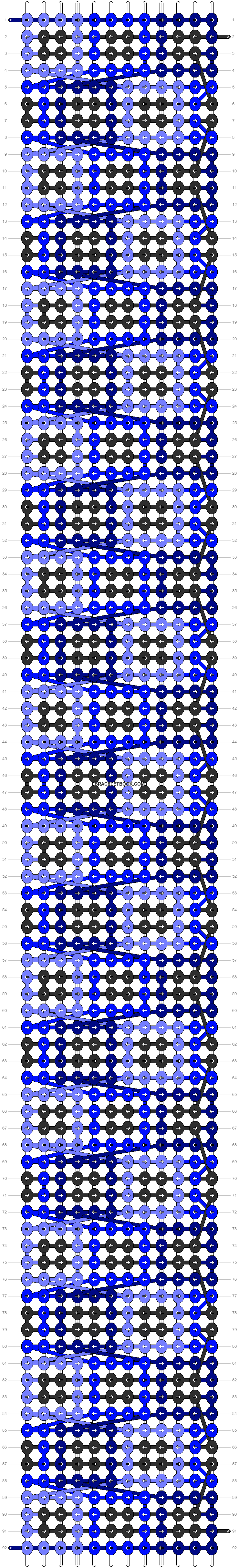Alpha pattern #11257 | BraceletBook