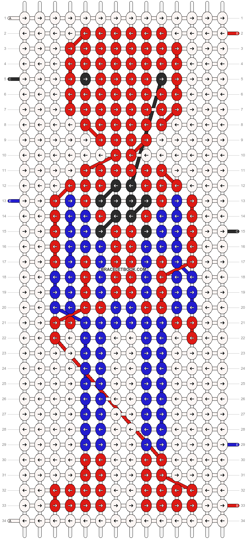 Alpha pattern #12786 pattern