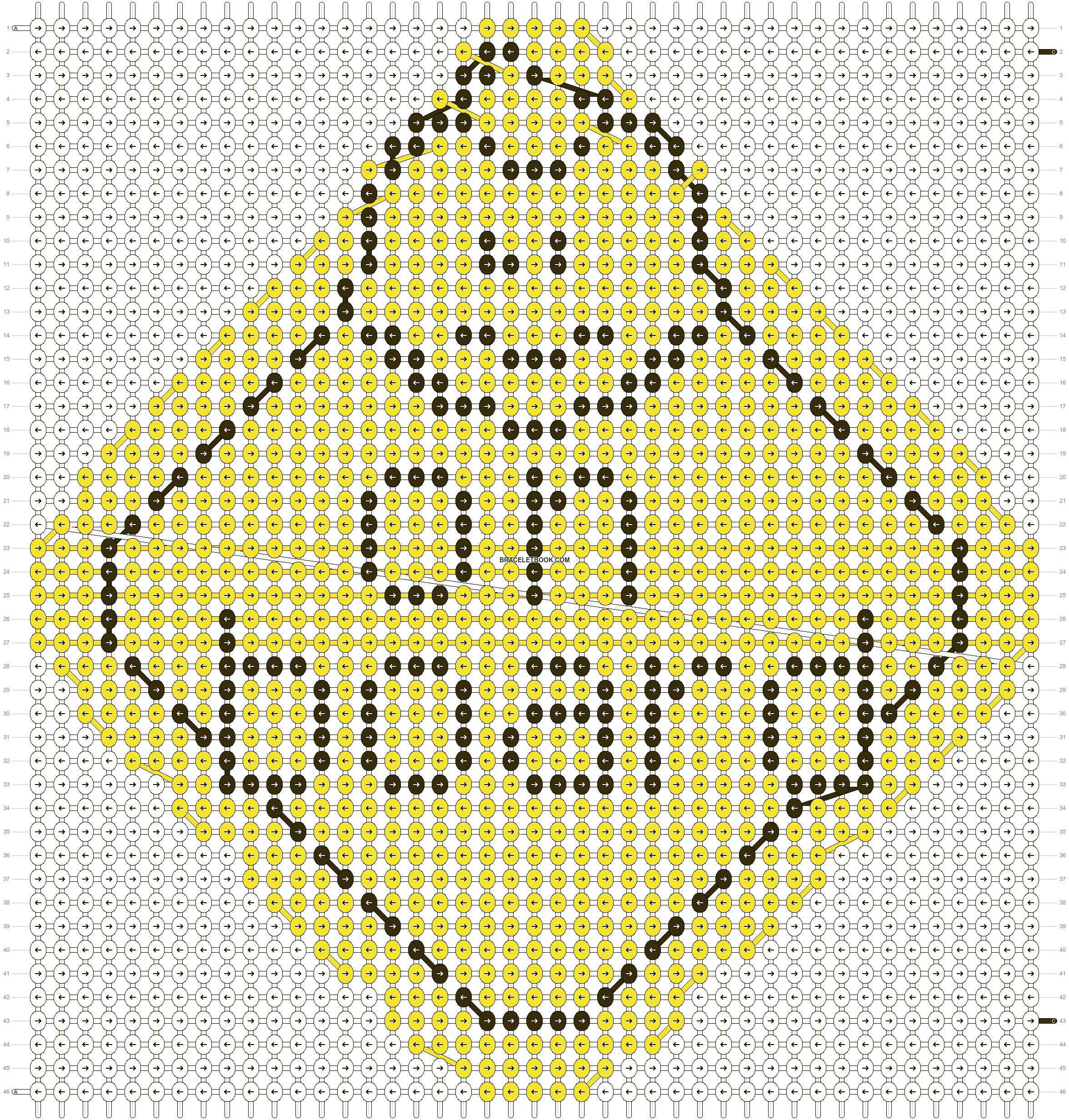 Alpha pattern #13008 pattern