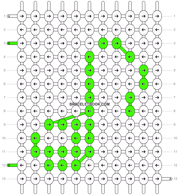 Alpha pattern #13204 pattern