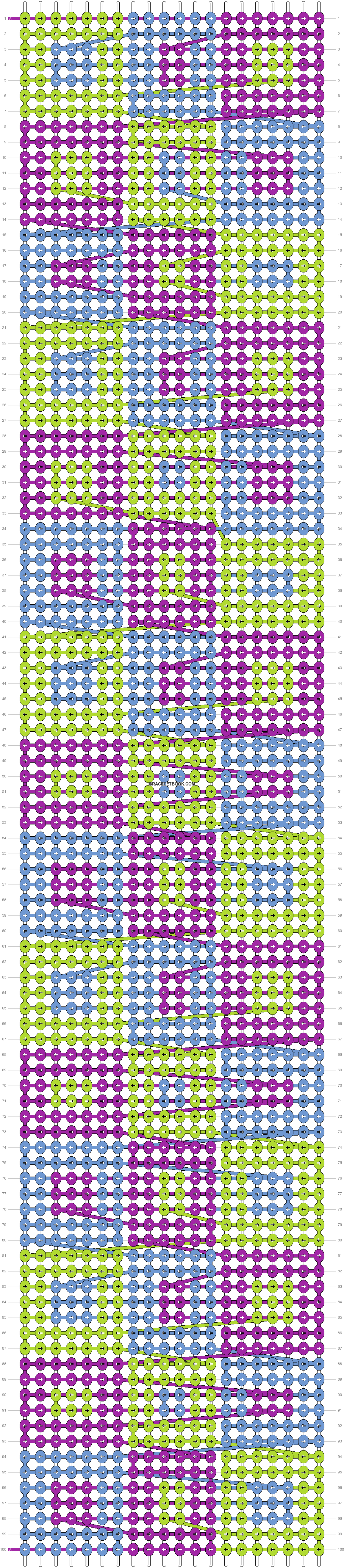 Alpha pattern #13525 pattern