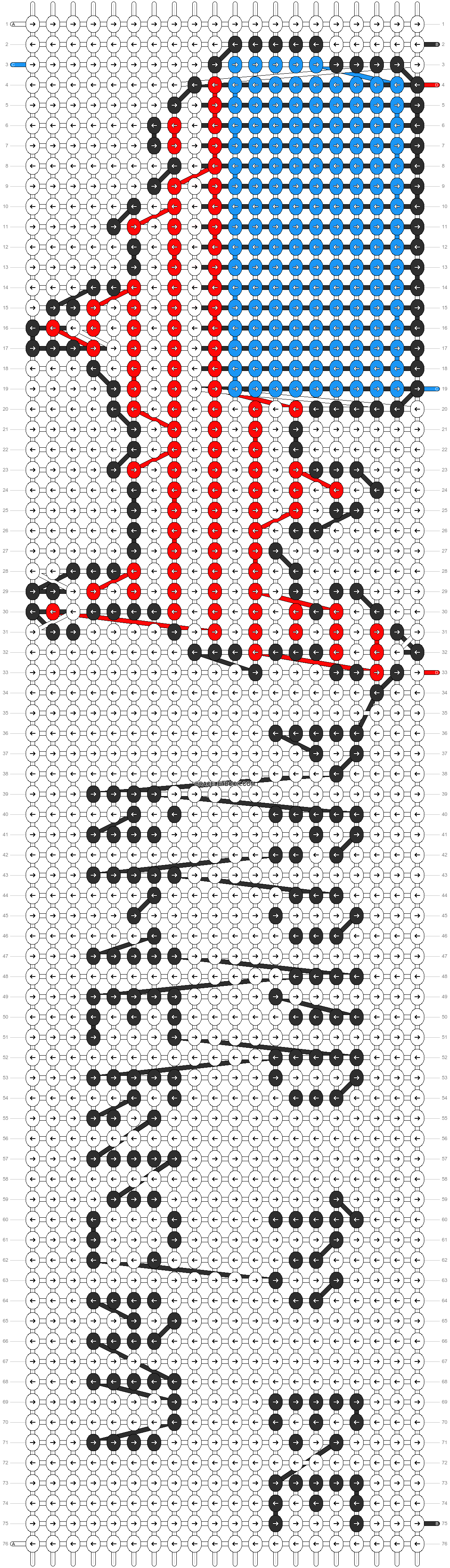 Alpha pattern #13662 pattern
