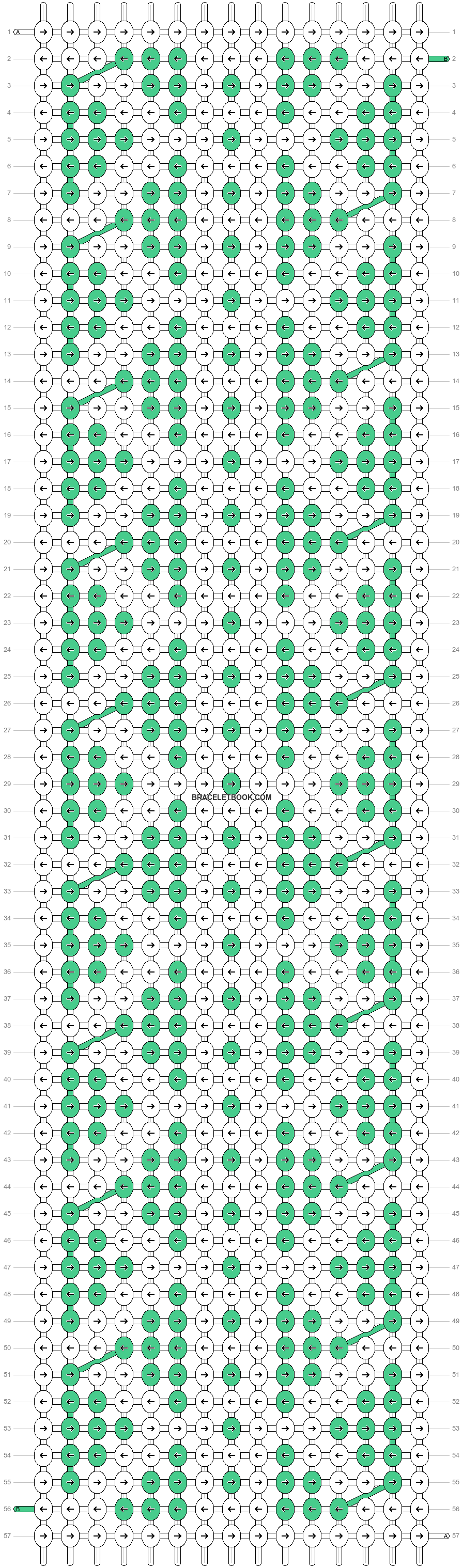 Alpha pattern #13845 pattern