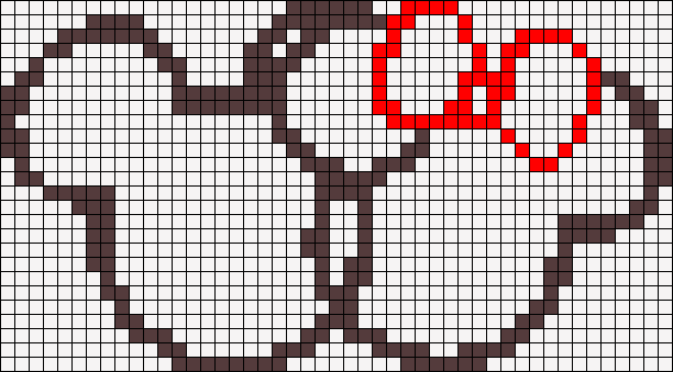 Alpha pattern #129863 in 2023  Pixel art grid, Pixel art pattern