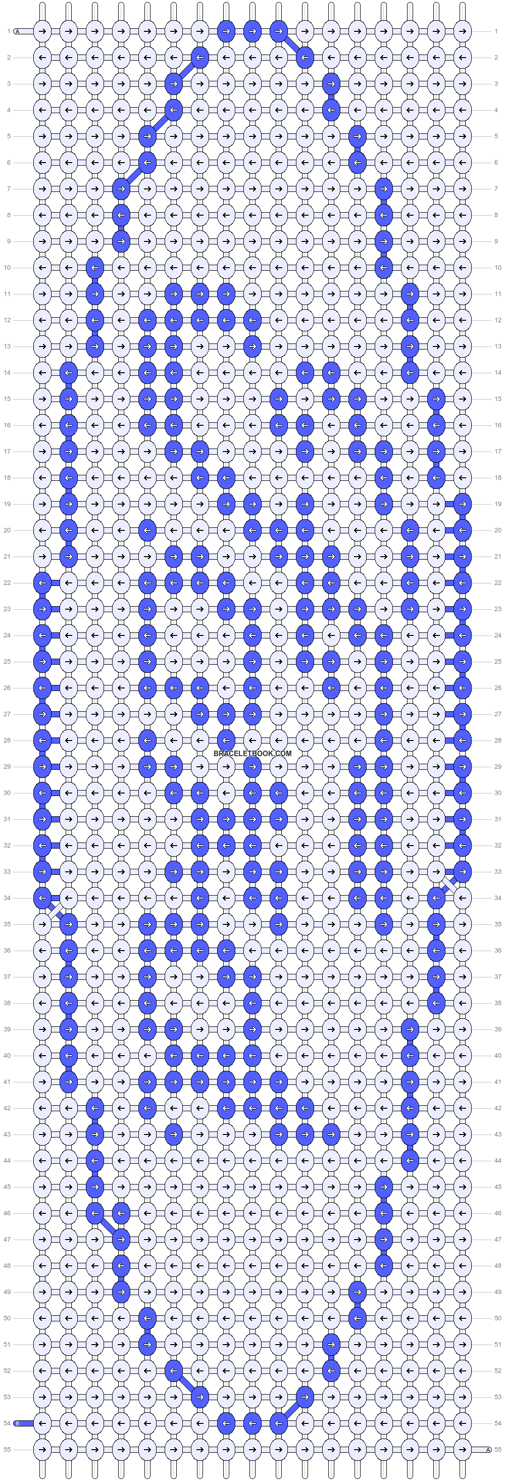 Alpha pattern #16292 | BraceletBook