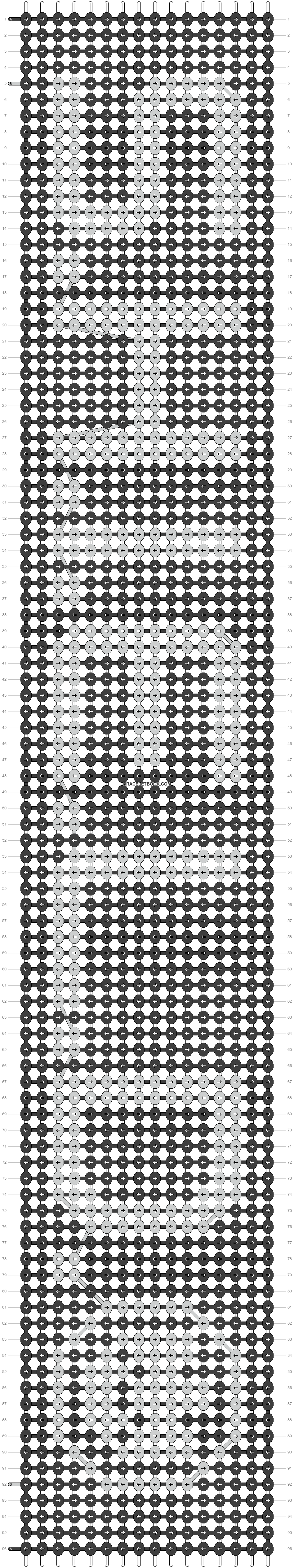 Alpha pattern #17662 pattern