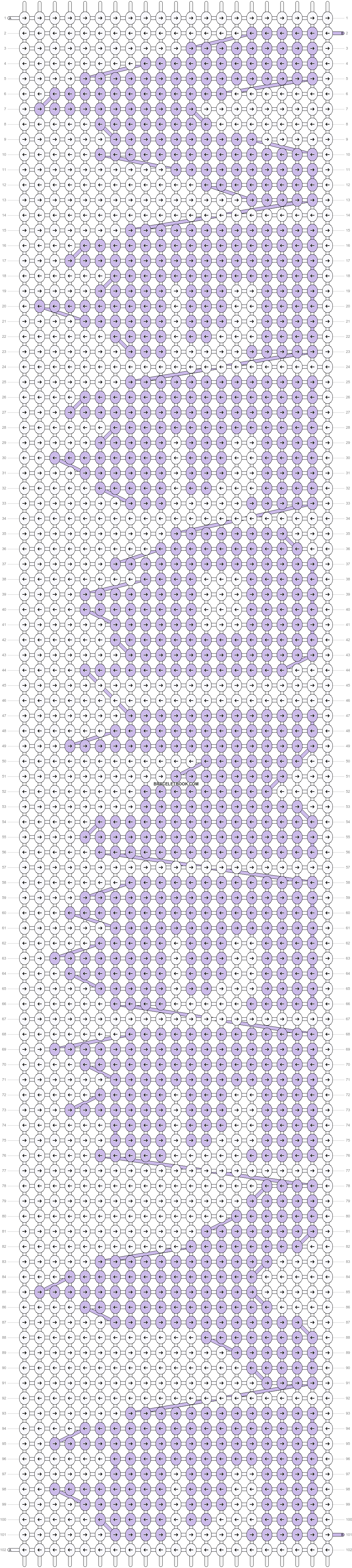 Alpha pattern #18021 pattern
