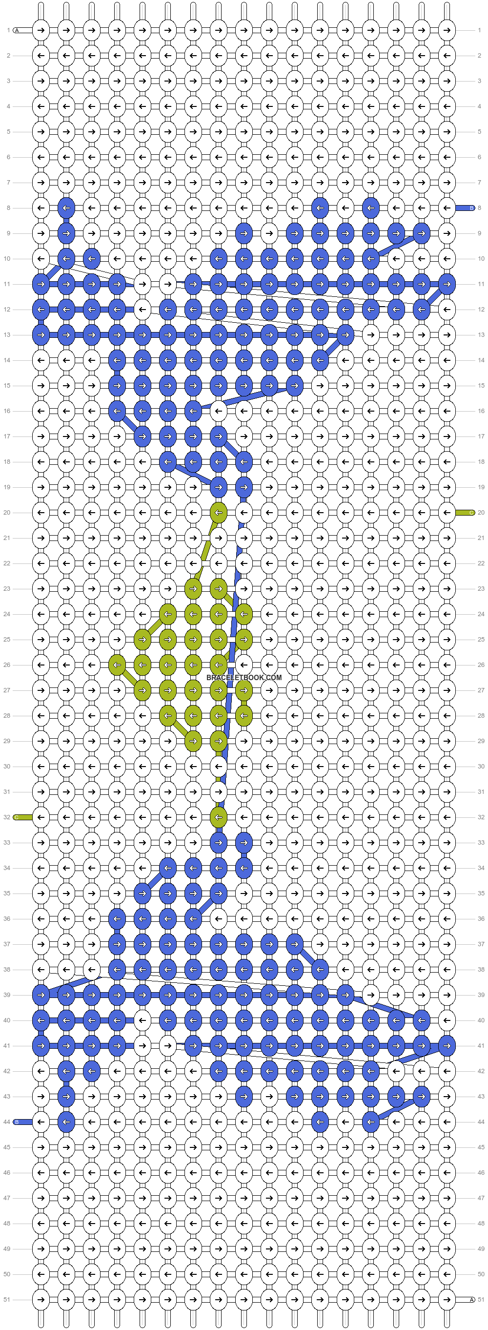 Alpha pattern #18057 pattern