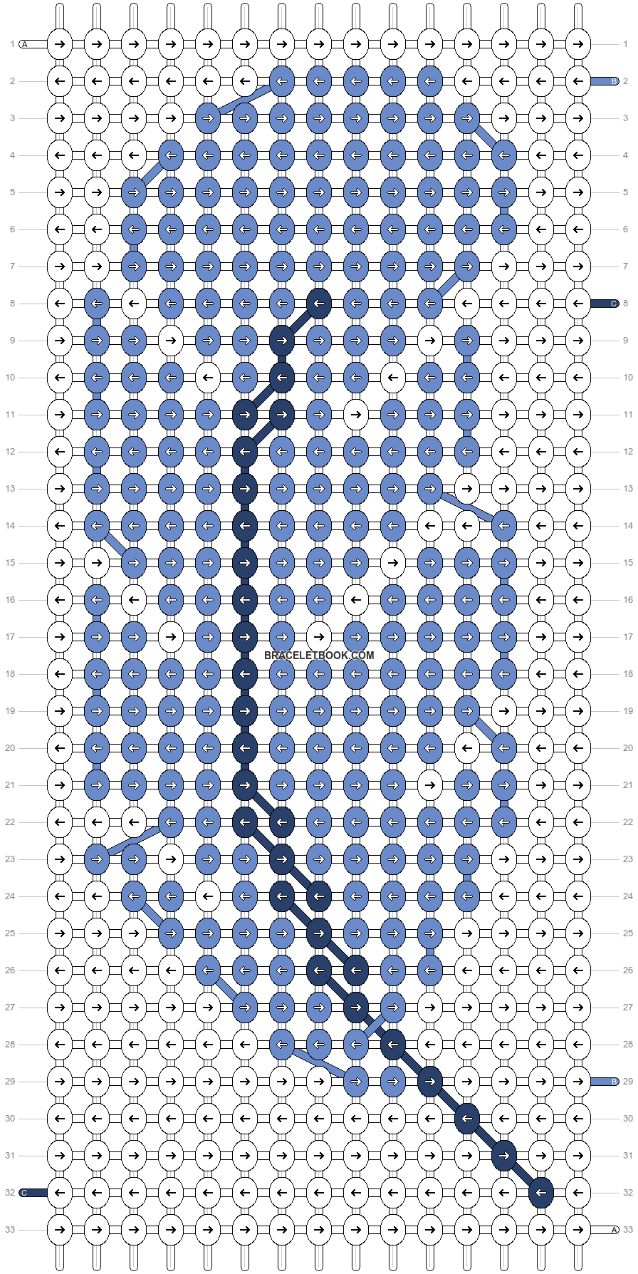 Alpha pattern #18326 | BraceletBook
