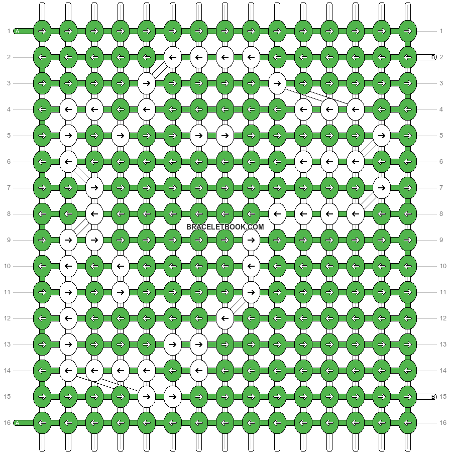 Alpha pattern #18389 pattern