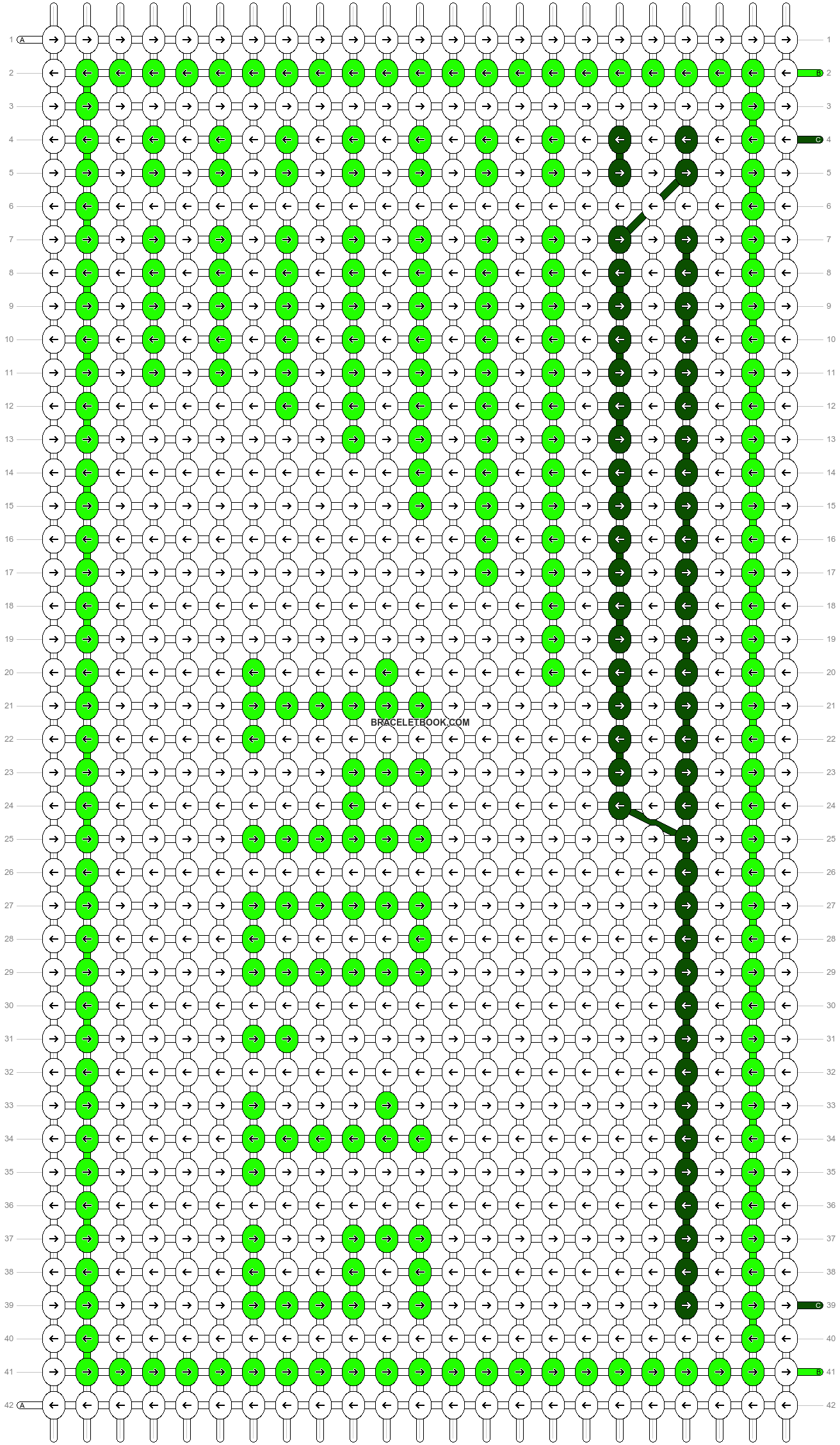 Alpha pattern #18393 pattern