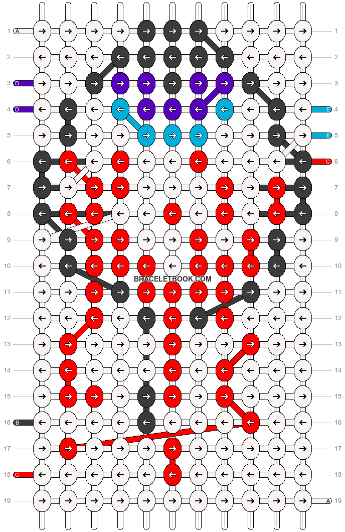 Alpha pattern #18667 pattern