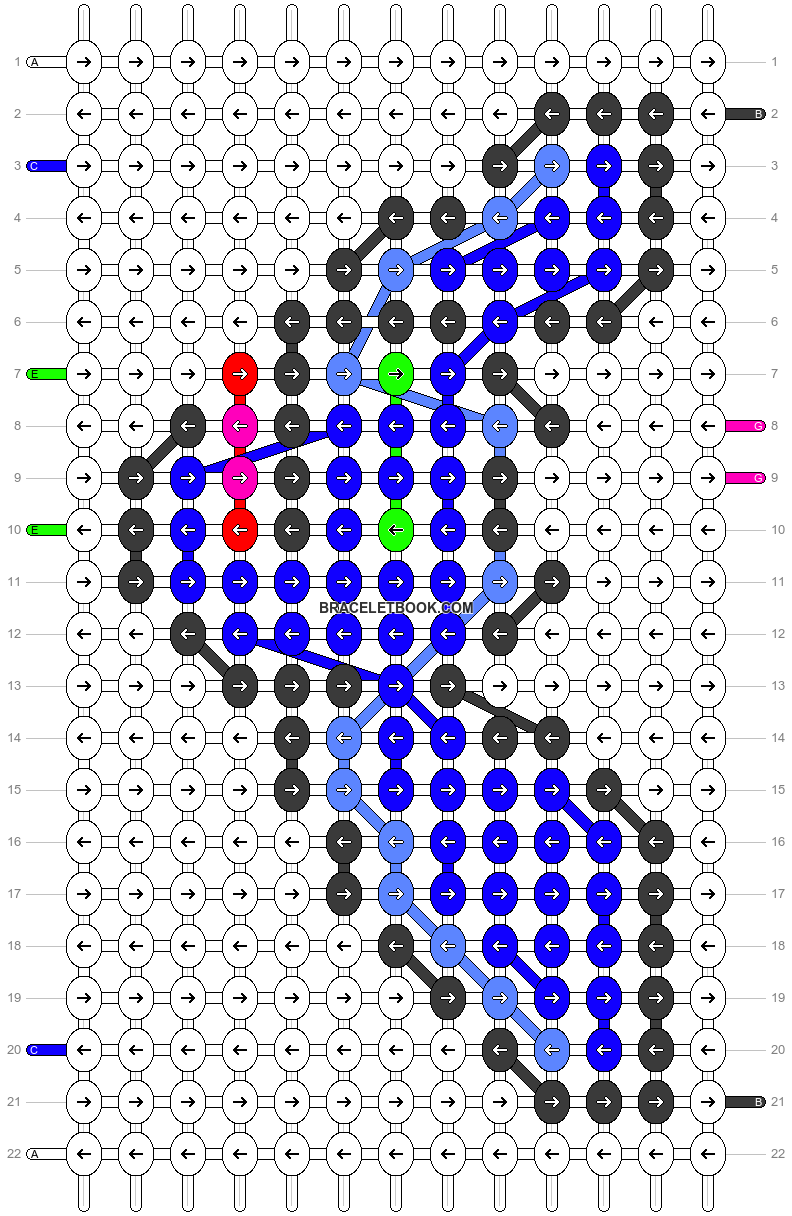 Alpha pattern #18845 pattern