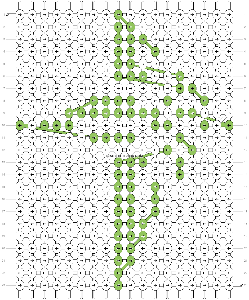 Alpha pattern #18942 pattern