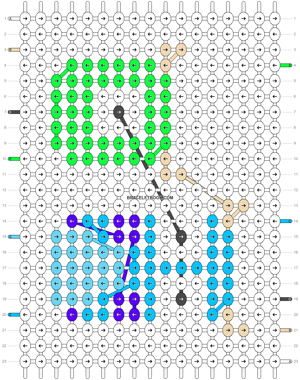 Alpha pattern #19021 pattern