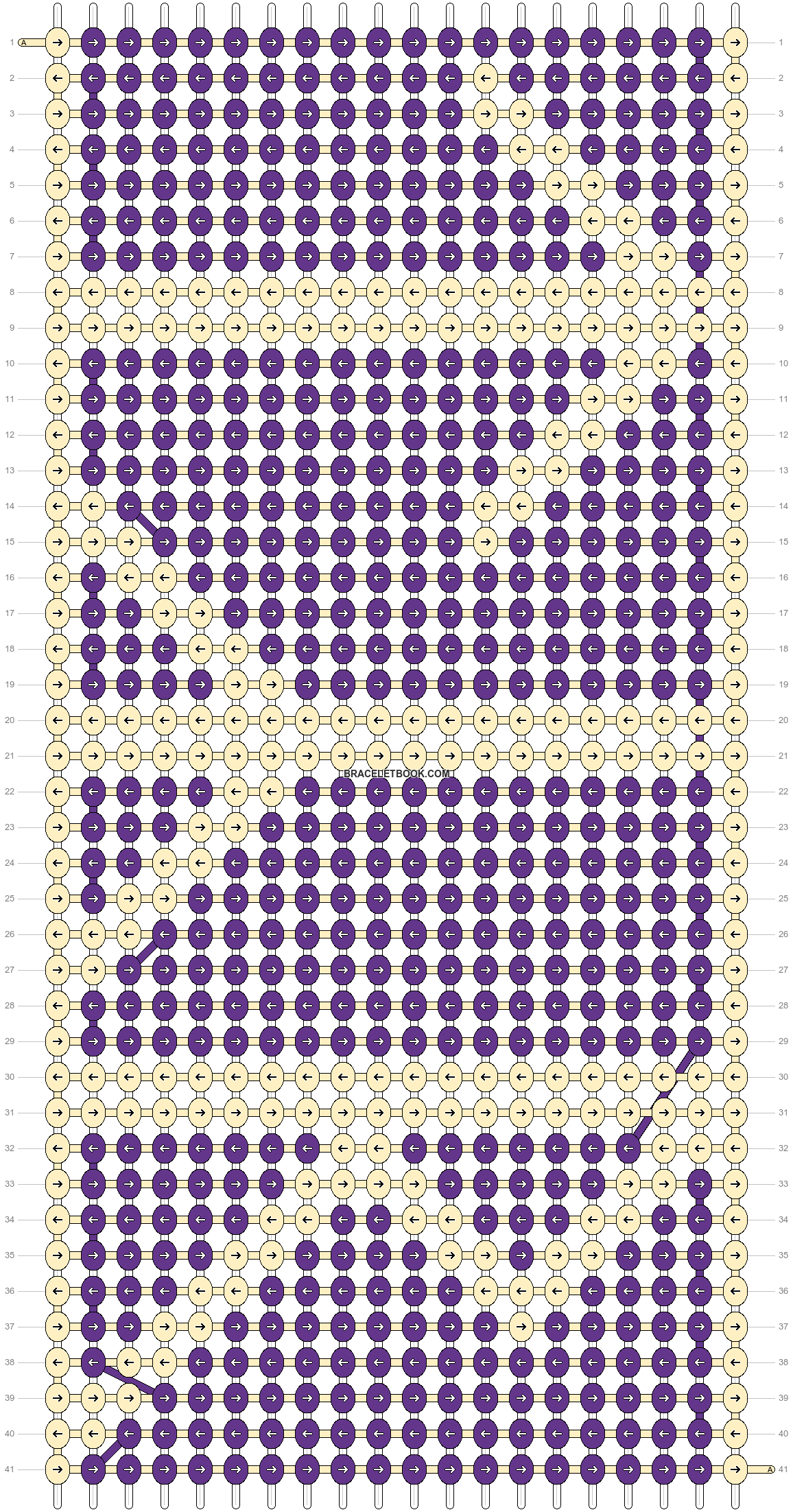 Alpha pattern #19042 pattern