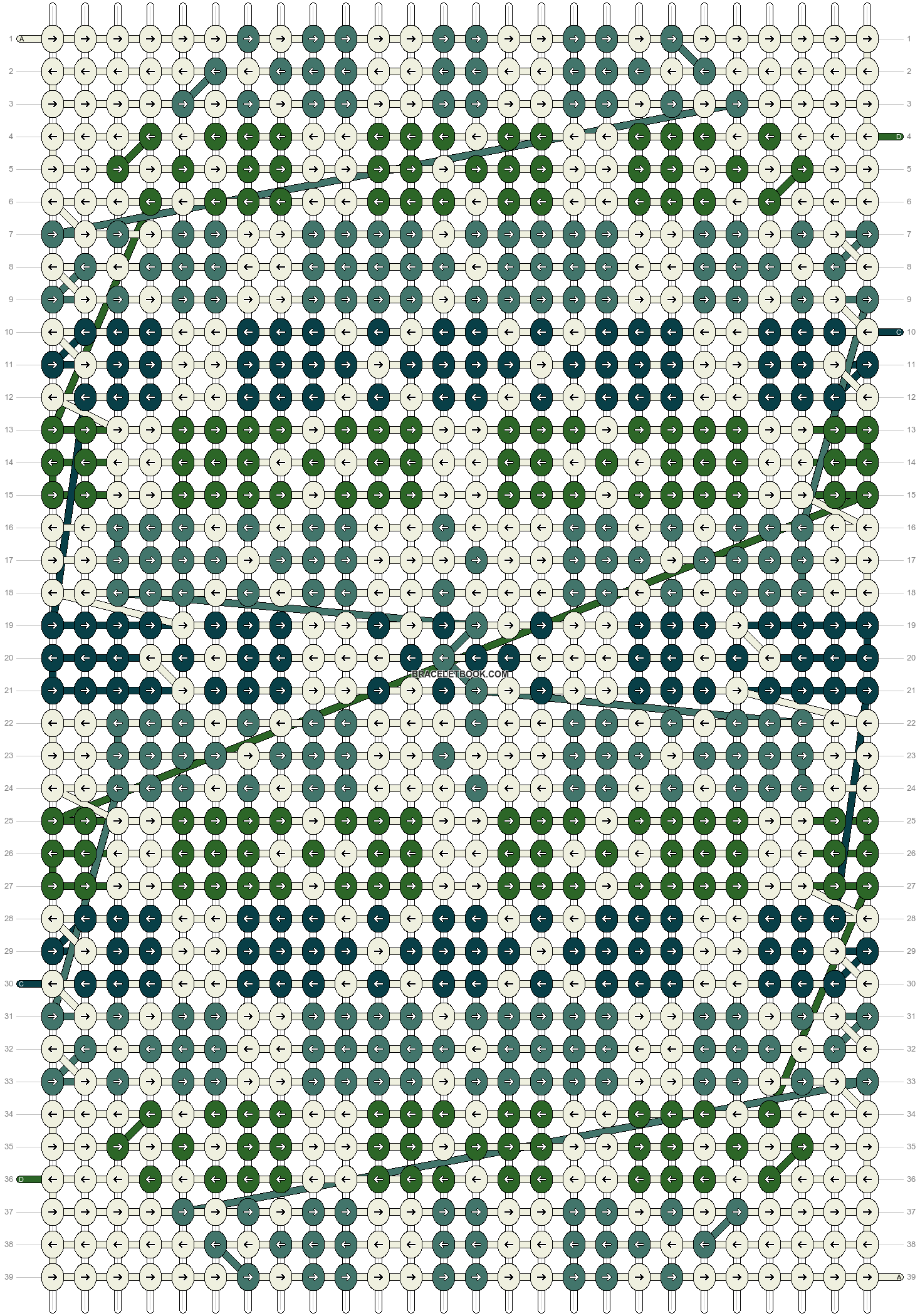 Alpha pattern #19610 pattern