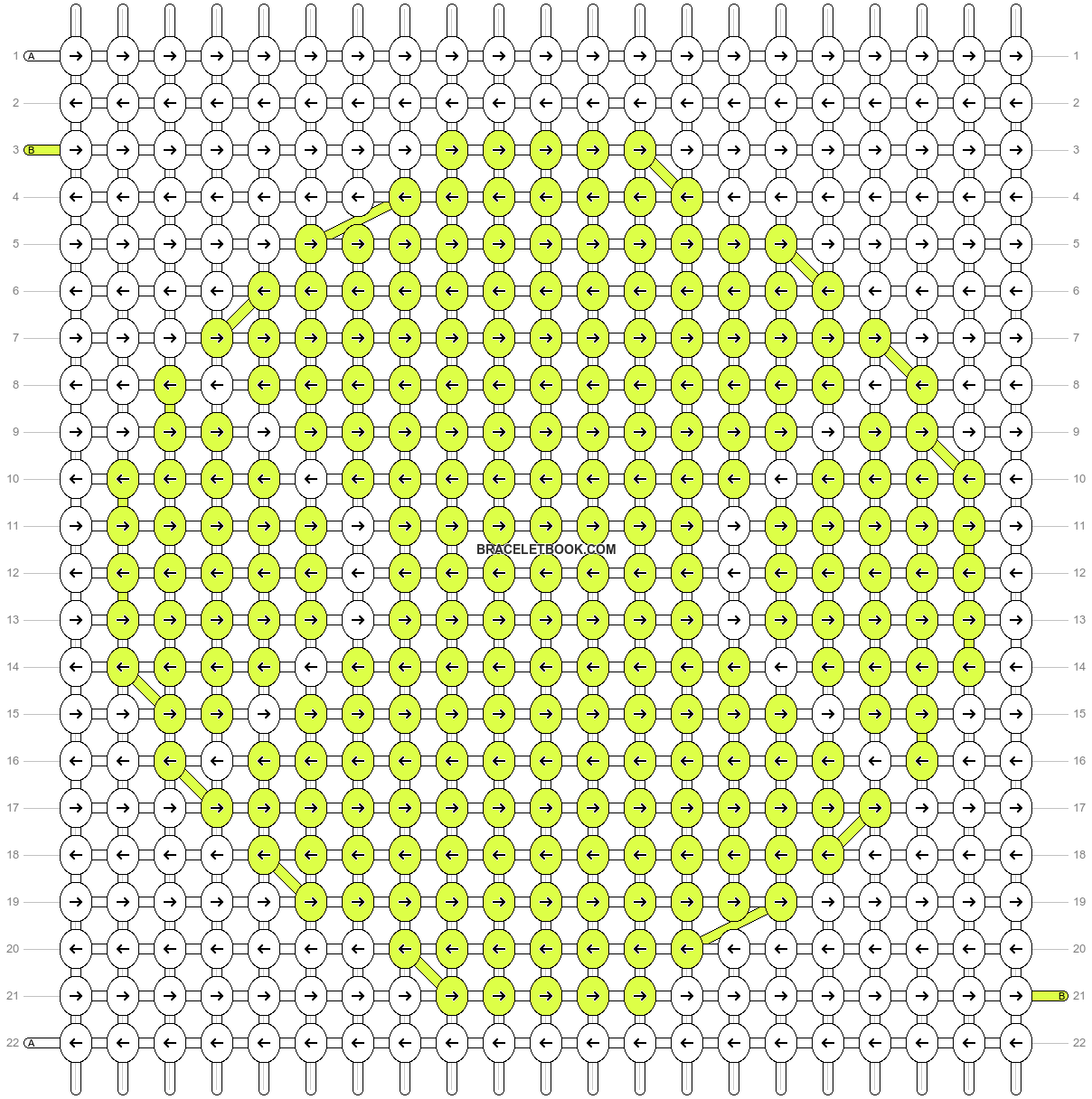 Alpha pattern #19632 pattern
