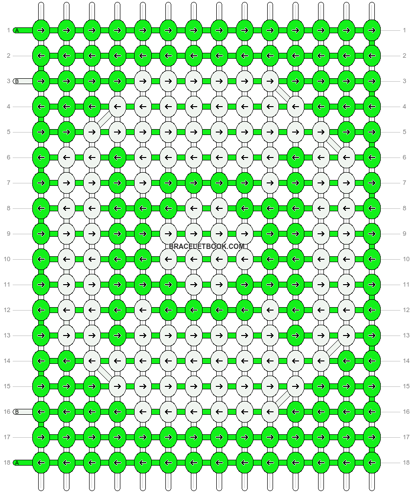 Alpha pattern #19640 pattern