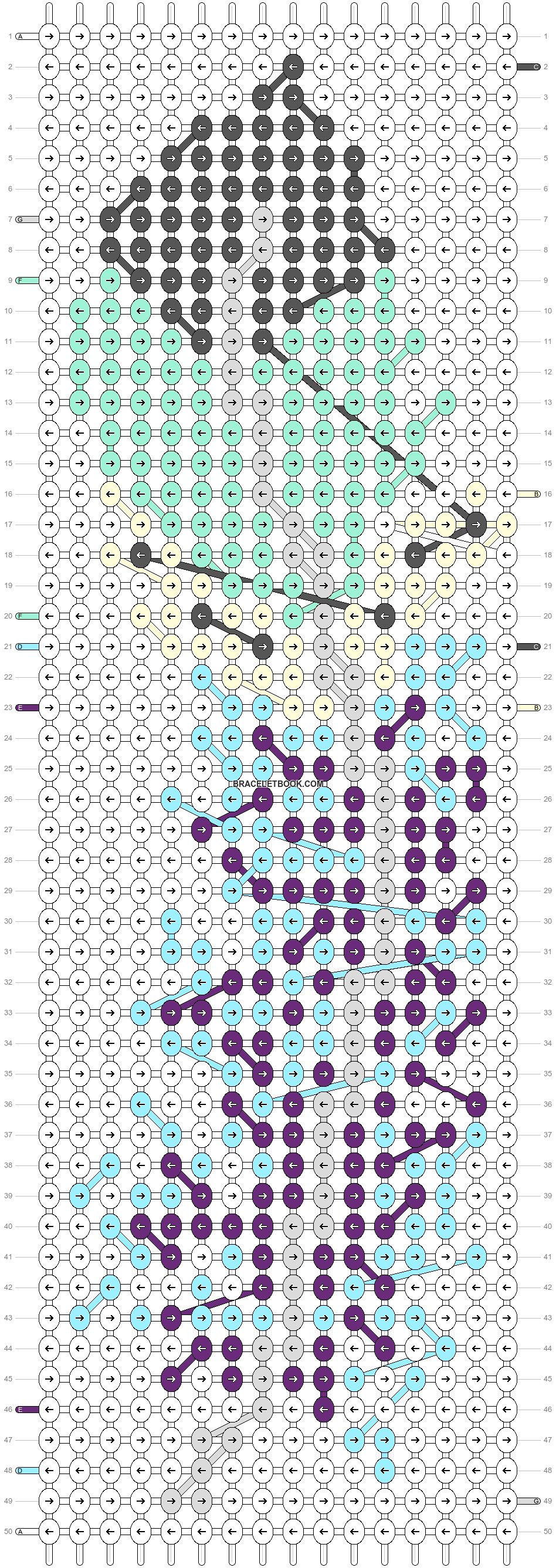Alpha pattern #20269 | BraceletBook
