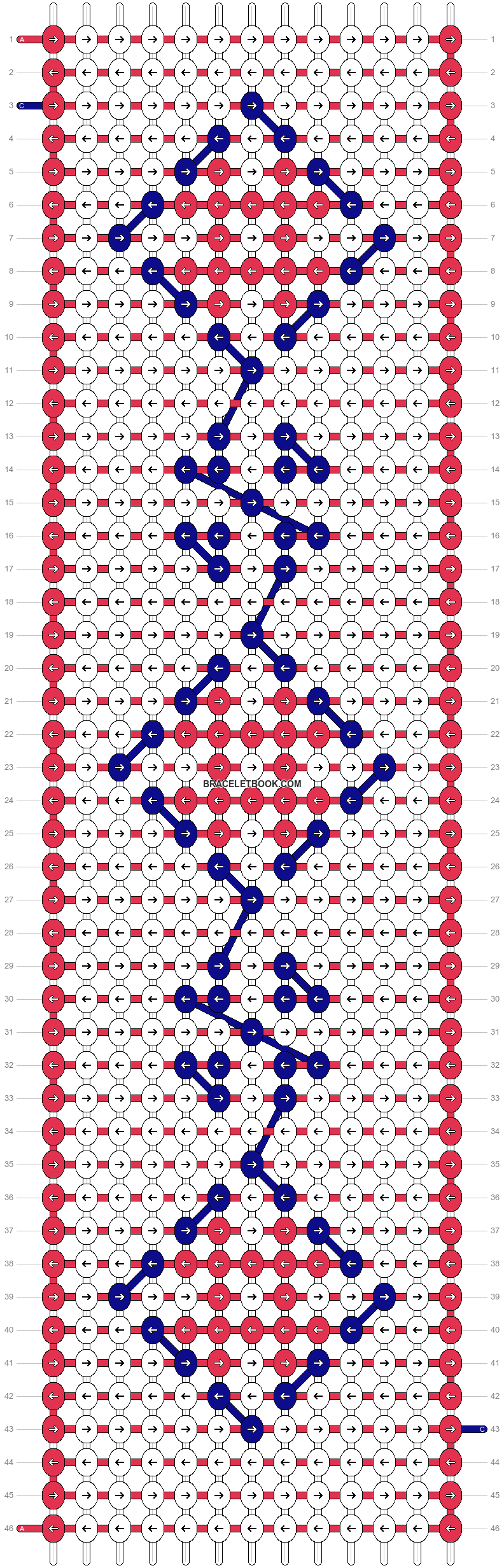 Alpha pattern #20490 pattern