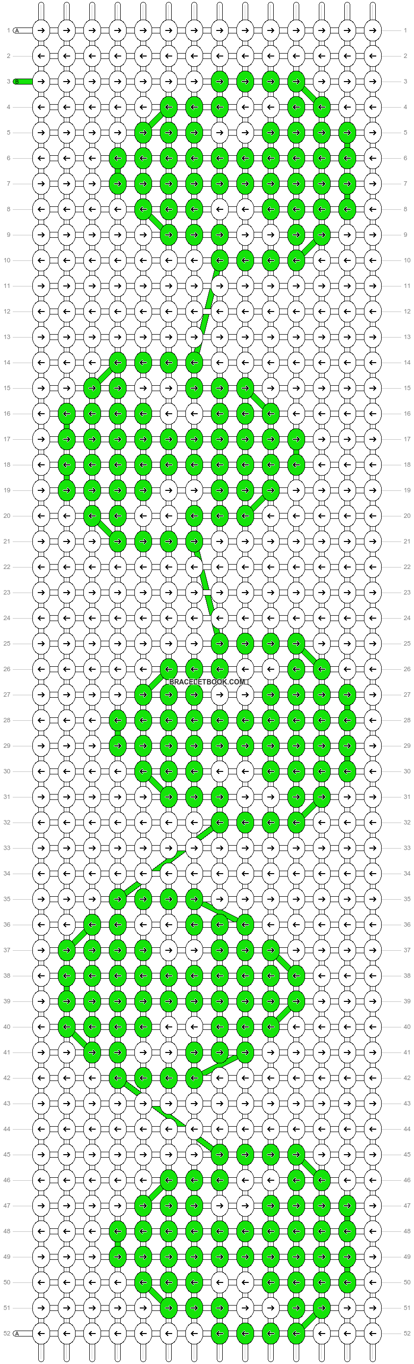 Alpha pattern #21745 pattern