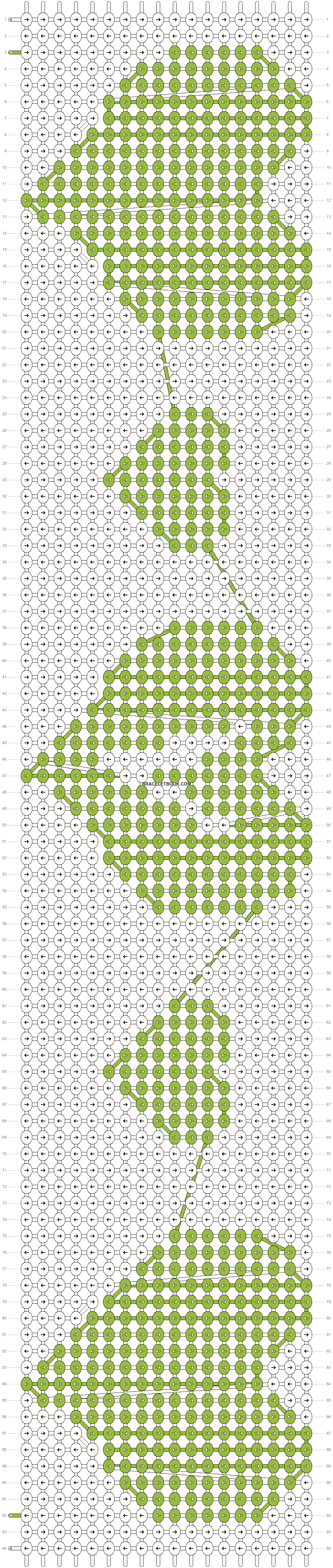 Alpha pattern #23152 pattern