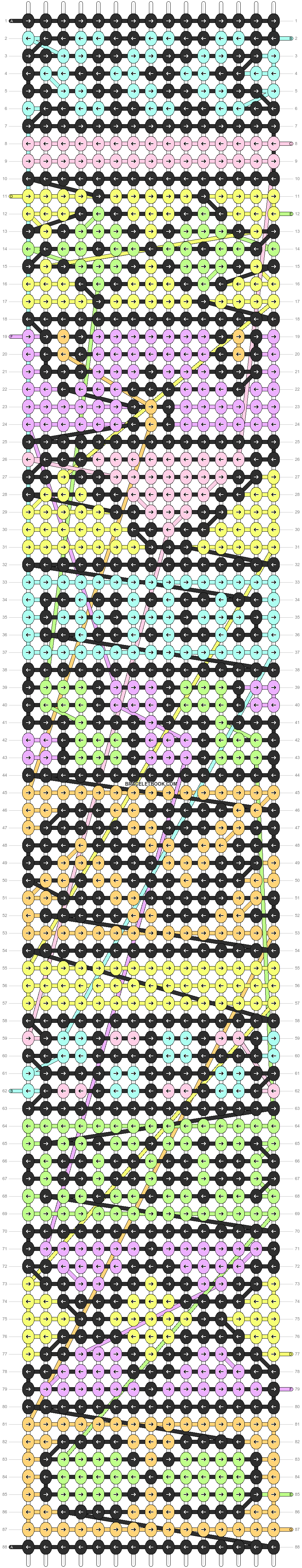 Alpha pattern #24875 | BraceletBook