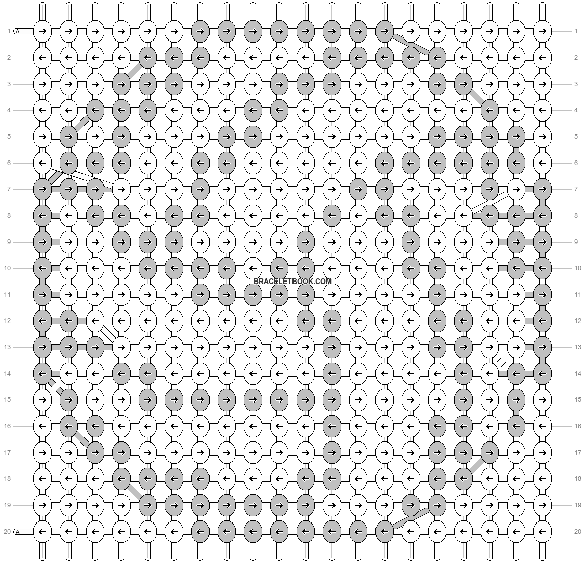 Alpha pattern #26645 pattern