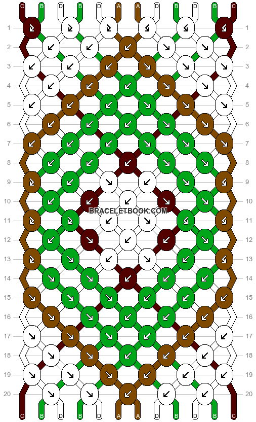 Alpha pattern #107383 | BraceletBook
