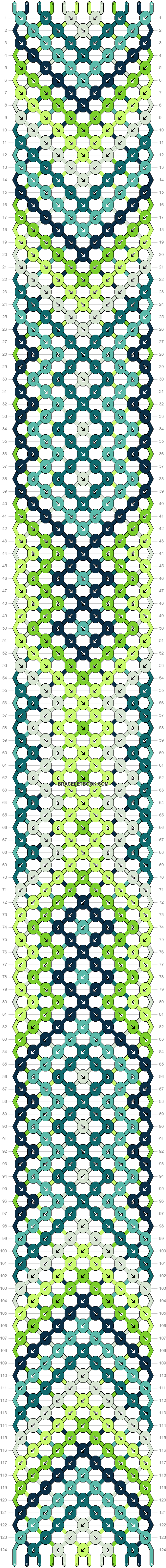 Advanced pattern charts : r/friendshipbracelets